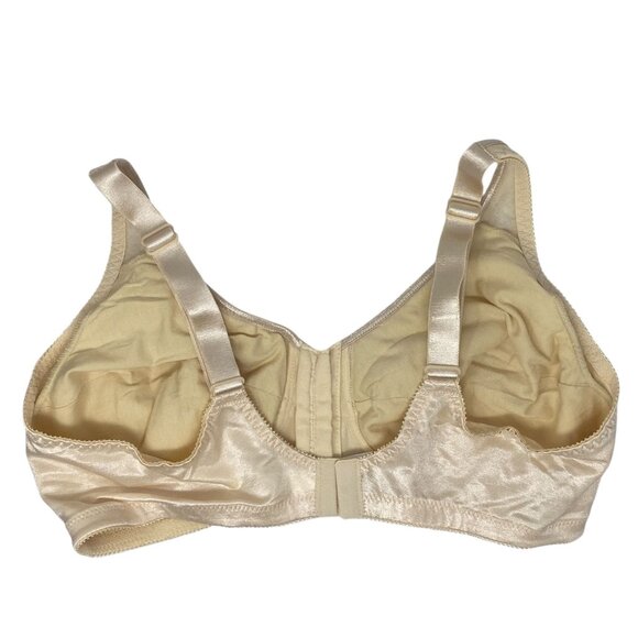 NWT Amoena 38B Nude Greta Mastectomy Bra Wire Free Front Back Closure Comfort - Picture 3 of 12